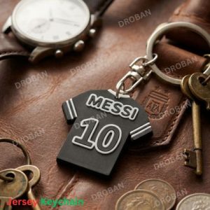 3D Printed Jersey Keychain | Custom Name Keychain