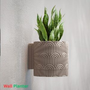 3D Printed Wall Planter in Bangladesh | Vertical Garden Pot | DROBAN