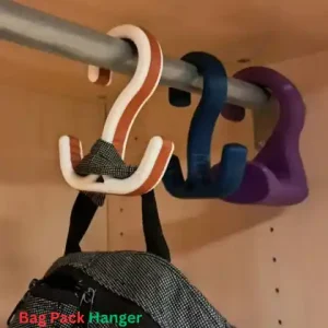 3D Printed Bag Pack Hanger in Bangladesh | Backpack Holder