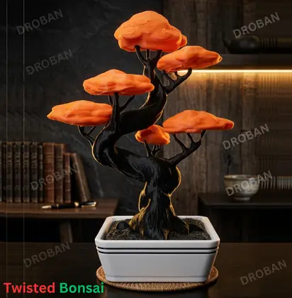 3D Printed Twisted Bonsai in Bangladesh | Decorative Bonsai Art