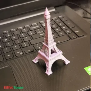 3D printed Eiffel Tower miniature model