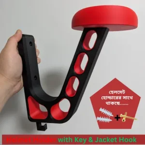 3D printed helmet holder wall mount