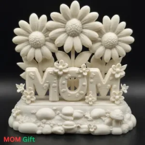 3D printed mom gift floral design