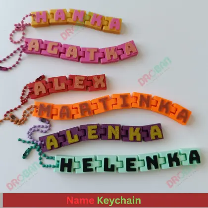 3D Printed Custom Name Keychain | Personalized Key Ring BD - Image 4