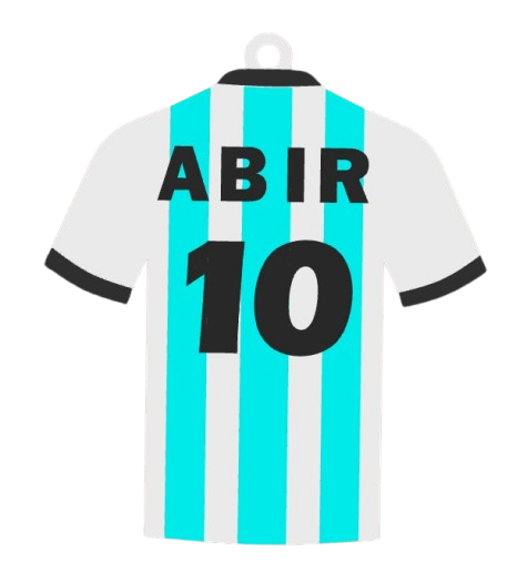 Argentina Jersey Keychain (Custom Name & Number)