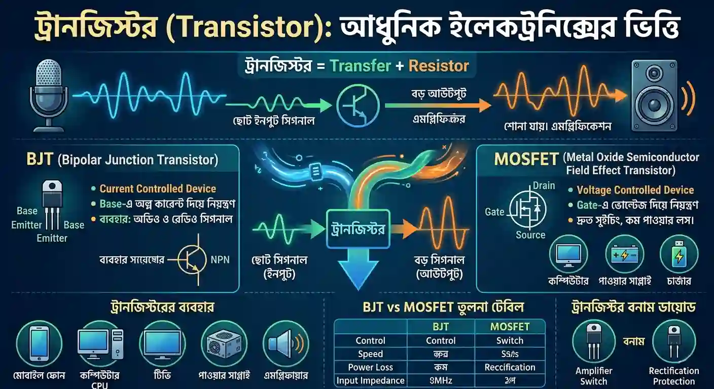 what is transistor simple structure image