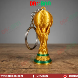DROBAN mini FIFA world cup trophy replica 3D printed keychain