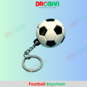 3D Printed Football Keychain | Unique Football Gift | DROBAN
