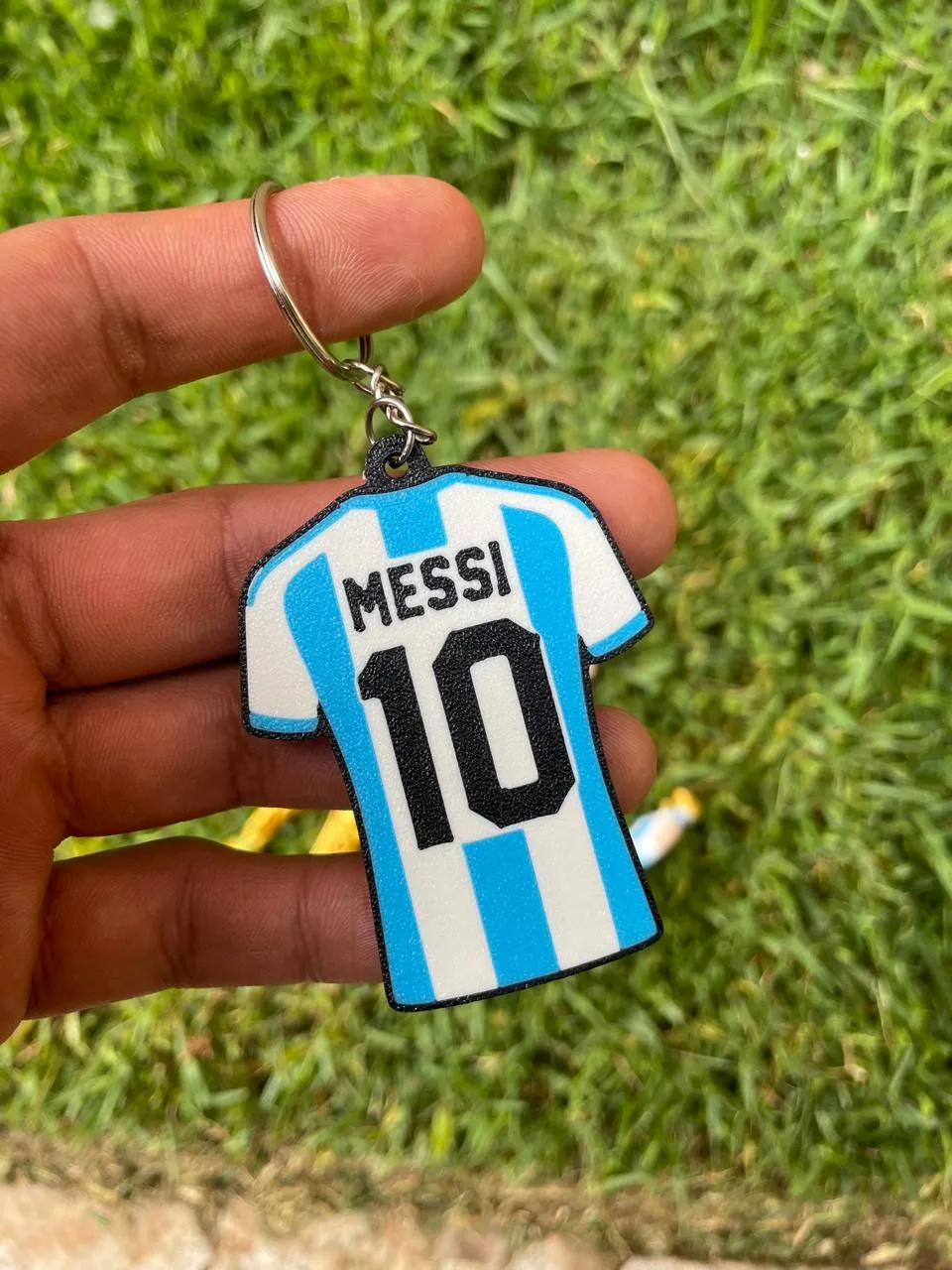 3D Printed Jersey Keychain | Custom Name Keychain